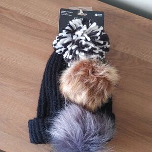 Pick-A-Pom Winter Toque  NWT